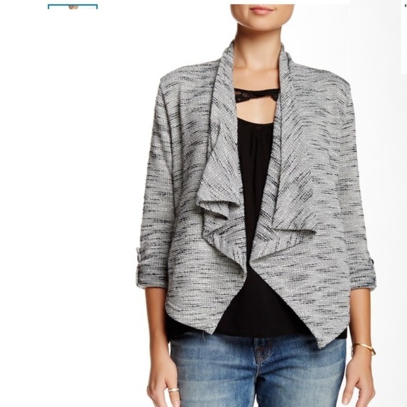 Jack by BB Dakota Sweaters - Jack Open Front Drape Neck Cardigan Large